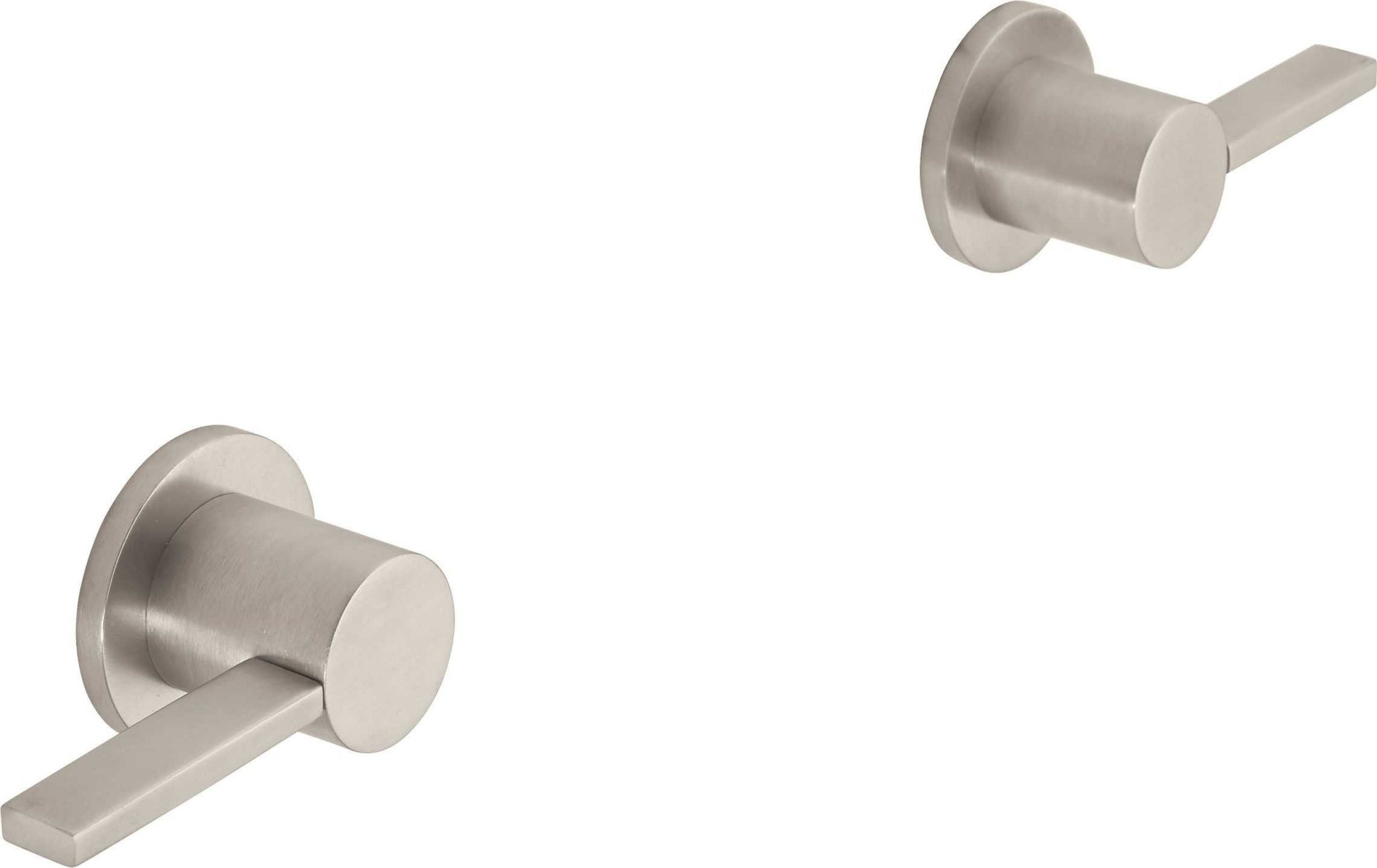 California Faucets Bel Canto Llave de Regadera o Tina de Dos Llaves - Satin Nickel