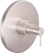 California Faucets D Street Balance de Presión Doble - Palanca Redonda - Satin Nickel