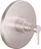 California Faucets D Street Balance de Presión Doble - Palanca Plana - Satin Nickel