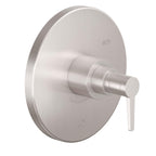California Faucets D Street Balance de Presión - Palanca Plana - Satin Nickel