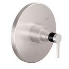 California Faucets D Street Balance de Presión - Palanca Plana - Satin Nickel