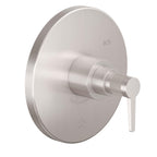 California Faucets D Street Balance de Presión - Palanca Plana - Satin Nickel