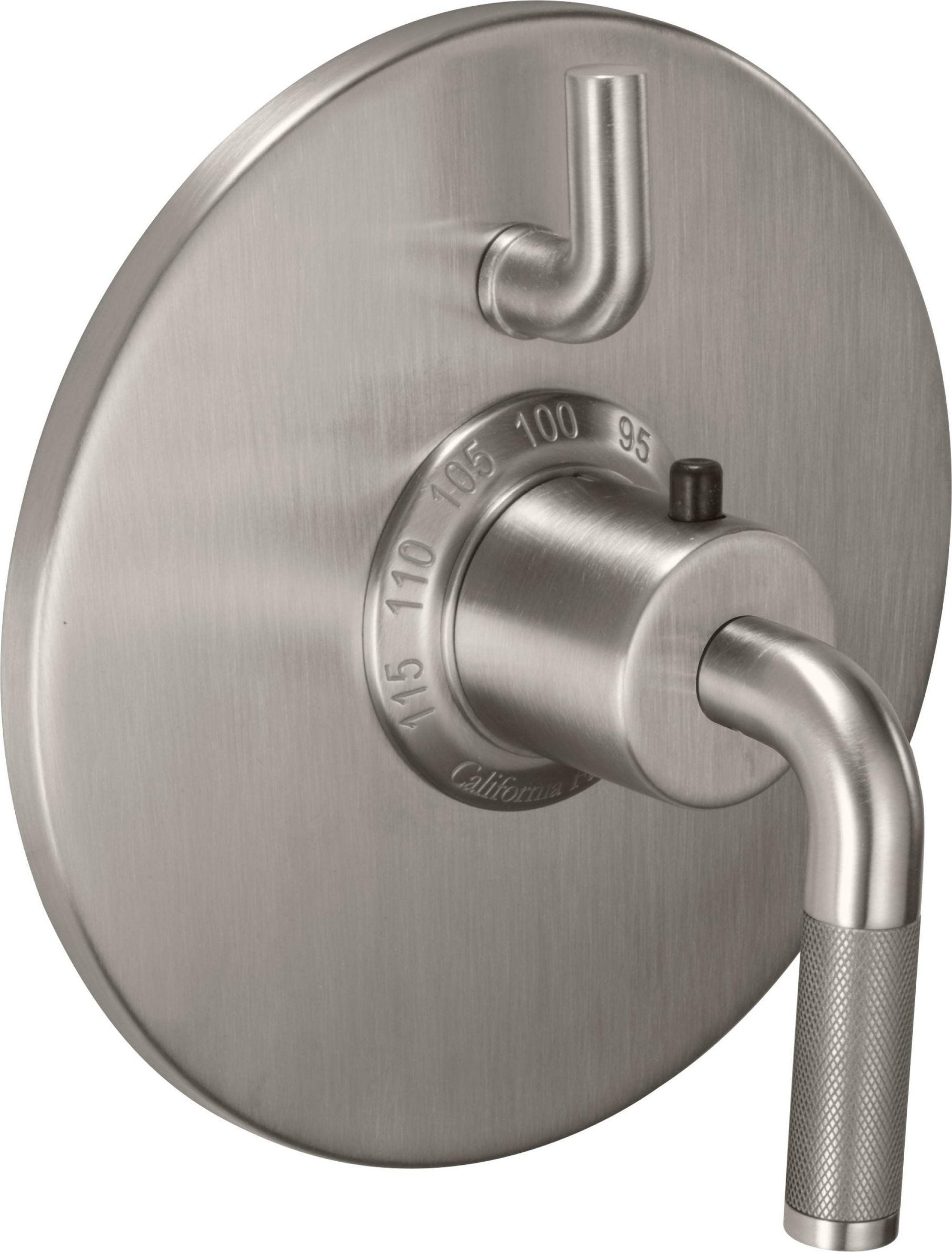 California Faucets Descanso StyleTherm con Control de Volumen Individual - Palanca Moleteada