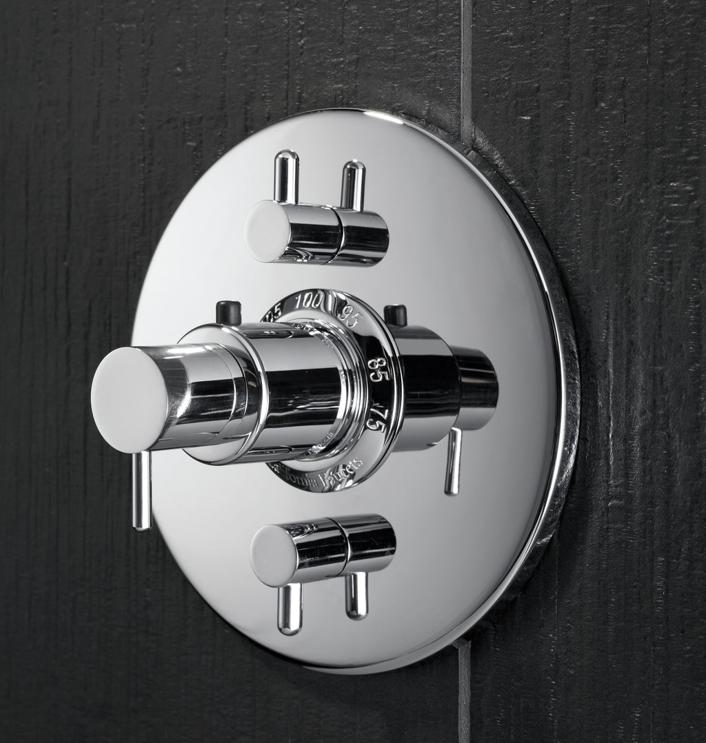 California Faucets Avalon Juego de StyleTherm con Control de Volumen Doble Solamente