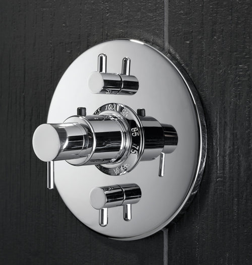 California Faucets Avalon Juego de StyleTherm con Control de Volumen Doble Solamente