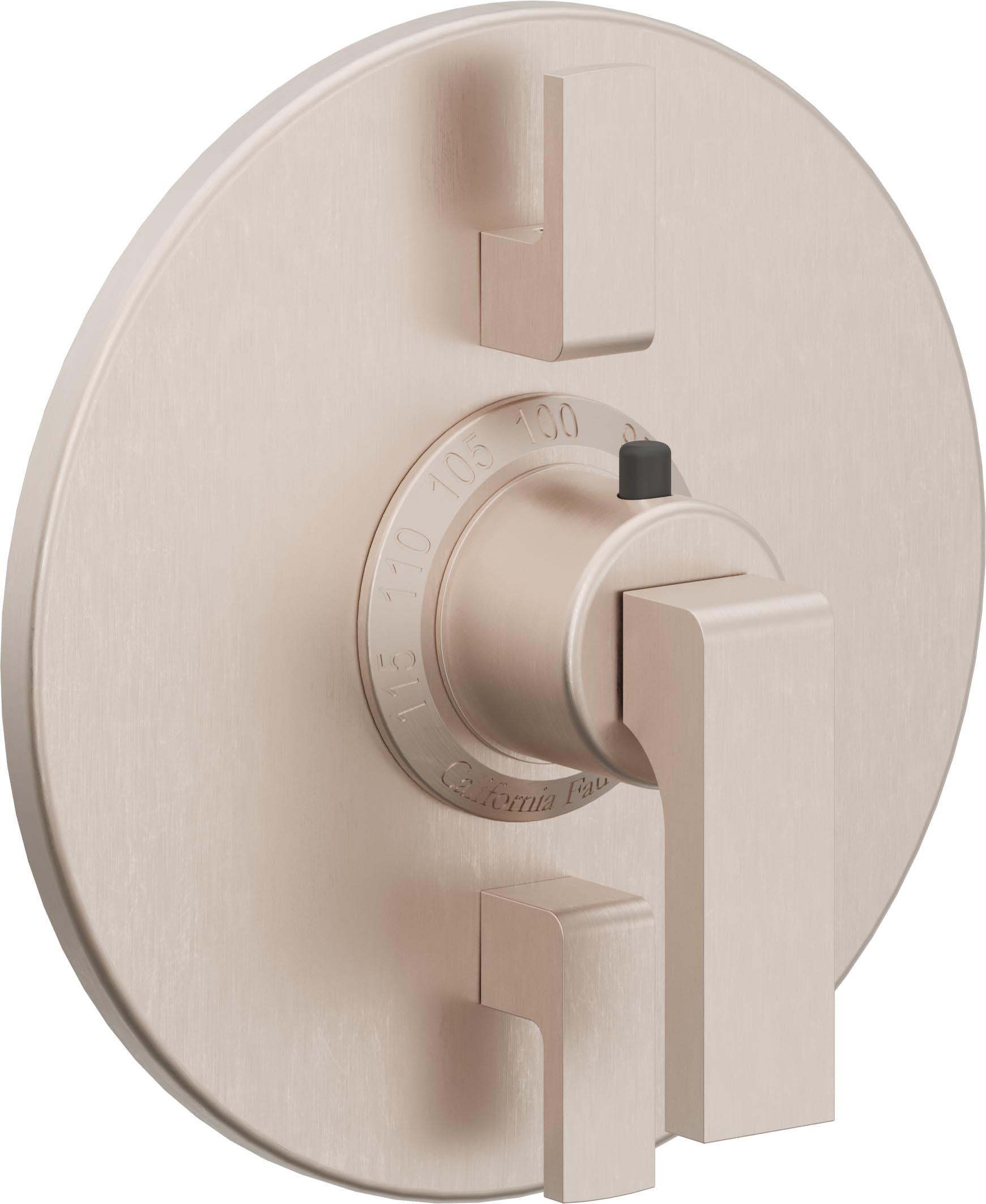 California Faucets Solimar Round StyleTherm Plates