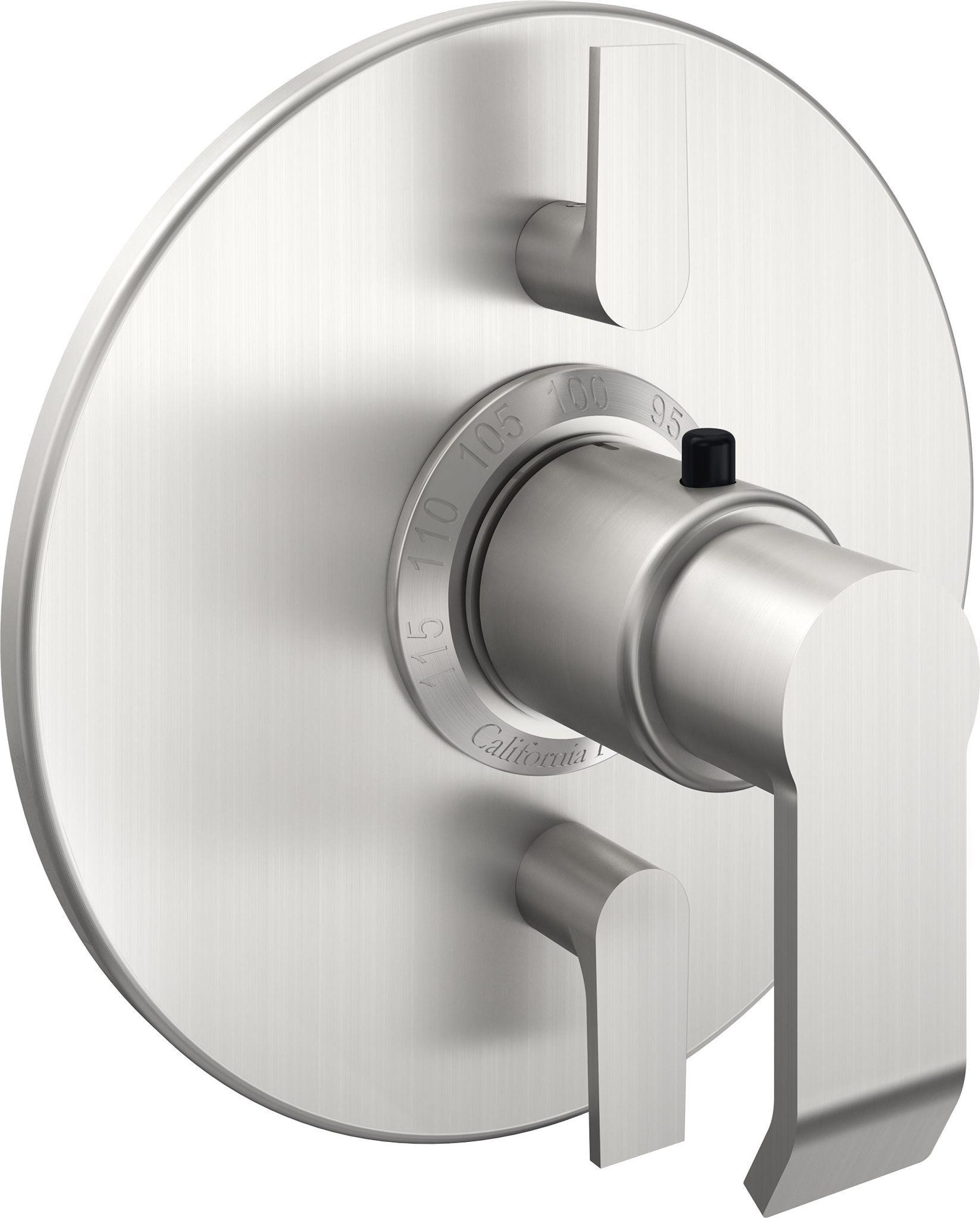 California Faucets Libretto StyleTherm con Control de Volumen Doble - Placa Redonda