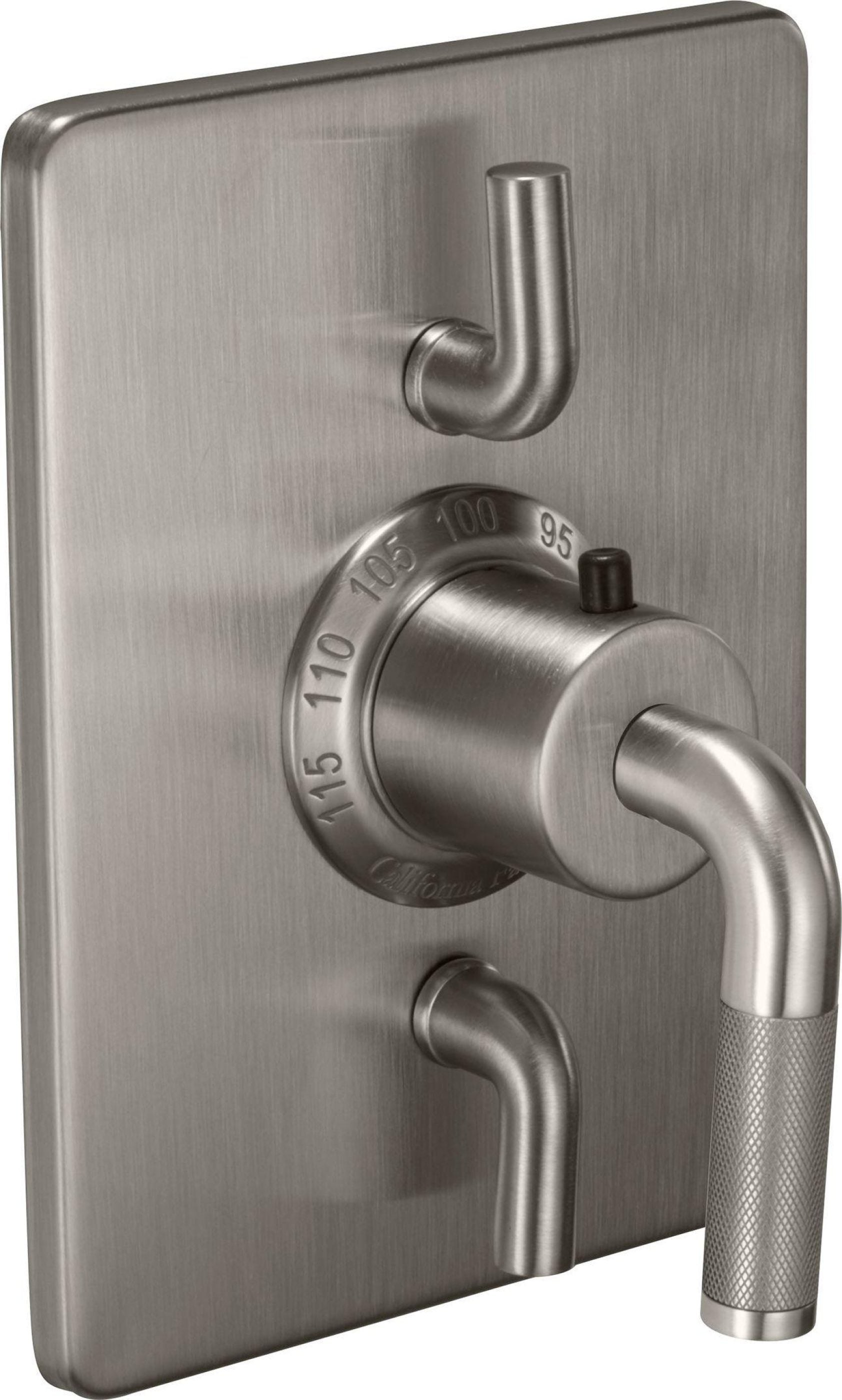 California Faucets Descanso StyleTherm con Control de Volumen Doble - Palanca Moleteada