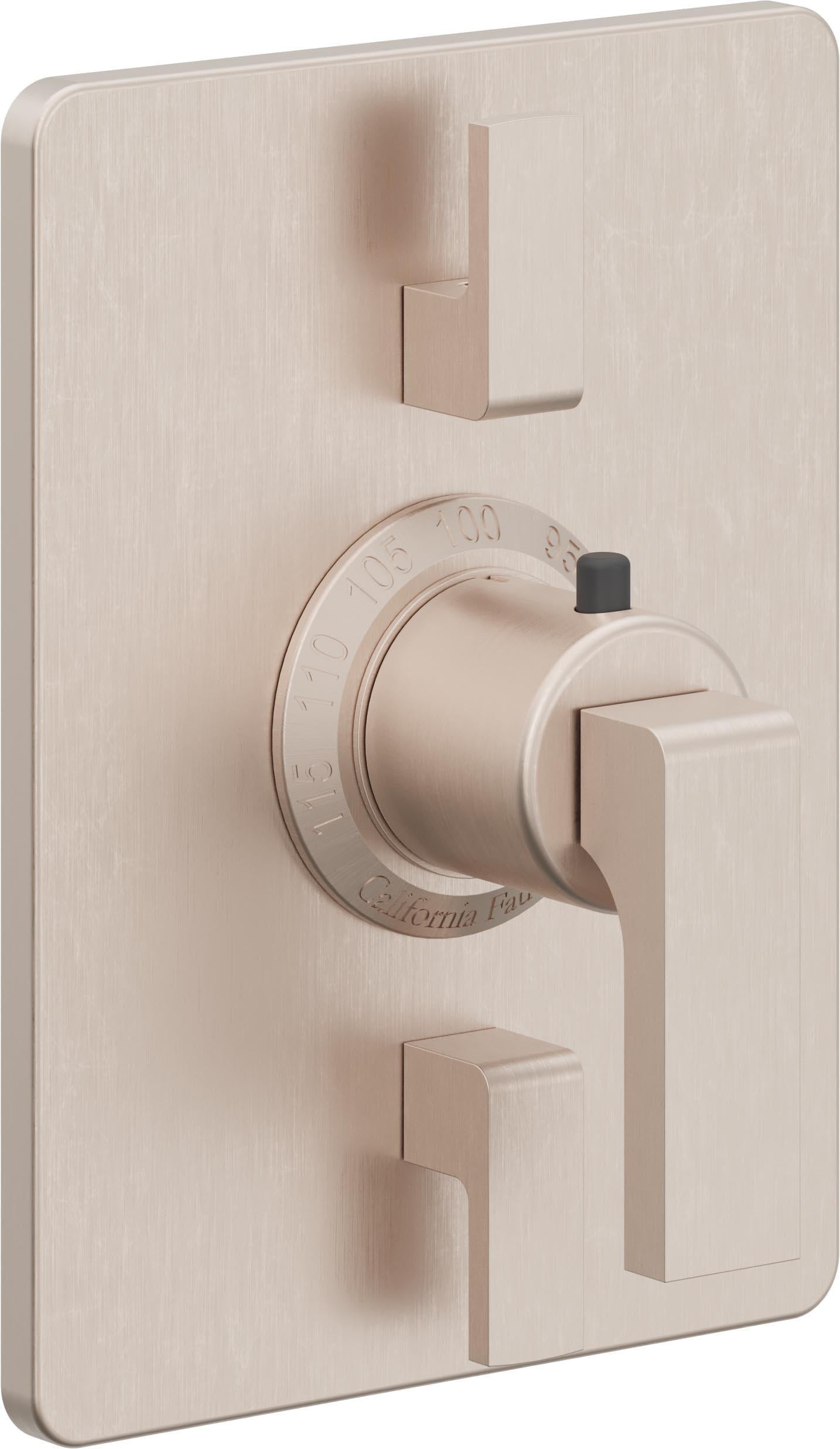 California Faucets Solimar Rectangular StyleTherm Plates