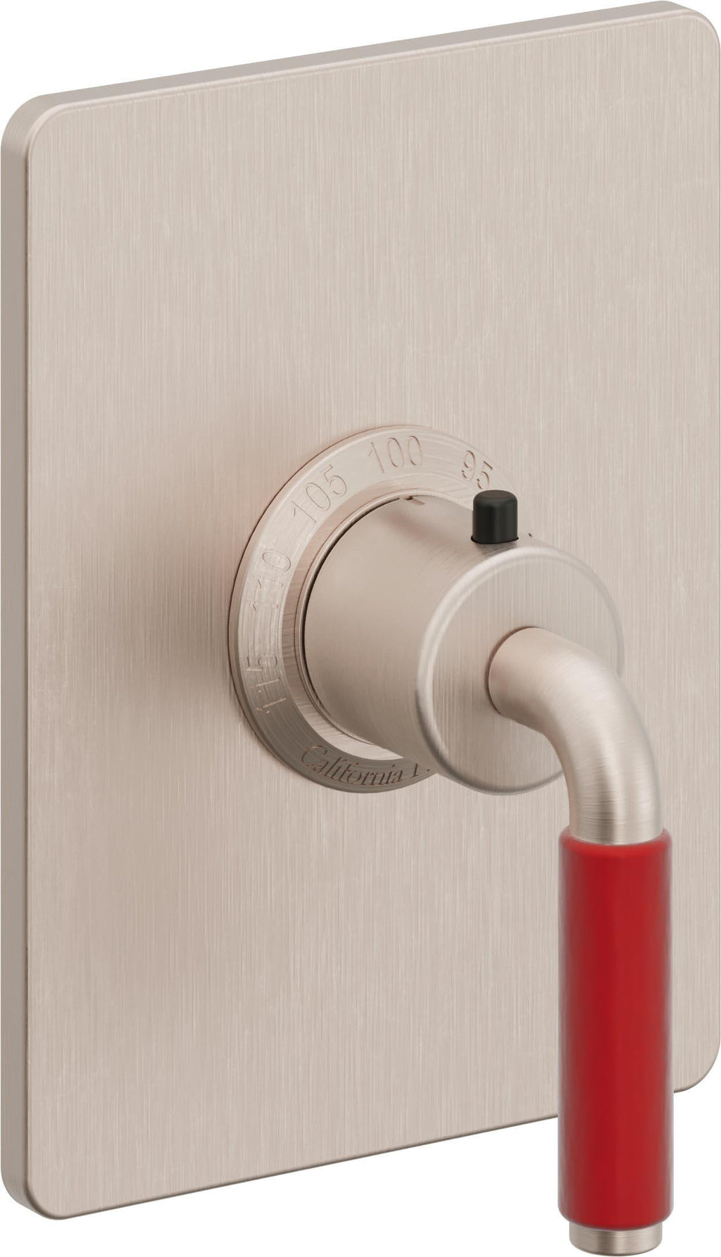 California Faucets Cayucos StyleTherm Termostático de 3/4" - Palanca Roja