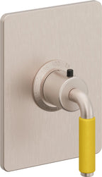 California Faucets Cayucos StyleTherm Termostático de 3/4" - Palanca de Porcelana Amarilla