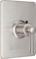 California Faucets Miramar StyleTherm Termostático de 3/4" - Placa Rectangular, Manija de Palanca