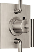 California Faucets Tiburon Solo Guarnición StyleTherm con Control de Doble Volumen - Manija de Palanca