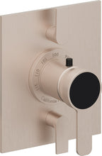 California Faucets Capitola StyleTherm con Control de Volumen Doble - Placa Plana - Níquel Satinado