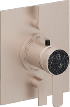 California Faucets Capitola StyleTherm con Control de Volumen Doble - Placa Plana - Níquel Satinado
