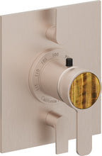 California Faucets Capitola StyleTherm con Control de Volumen Doble - Placa Plana - Níquel Satinado