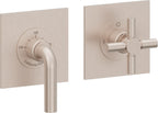 California Faucets Tamalpais StyleTherm Vista™ - Dos Placas Cuadradas (4" c/u)