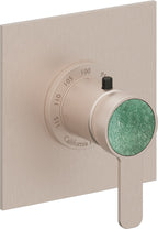 California Faucets Capitola StyleTherm Termostático de 3/4" - Placa Plana - Níquel Satinado