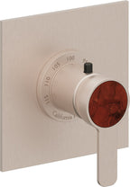 California Faucets Capitola StyleTherm Termostático de 3/4" - Placa Plana - Níquel Satinado