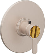 California Faucets Capitola StyleTherm Termostático de 3/4" - Placa Redonda - Níquel Satinado