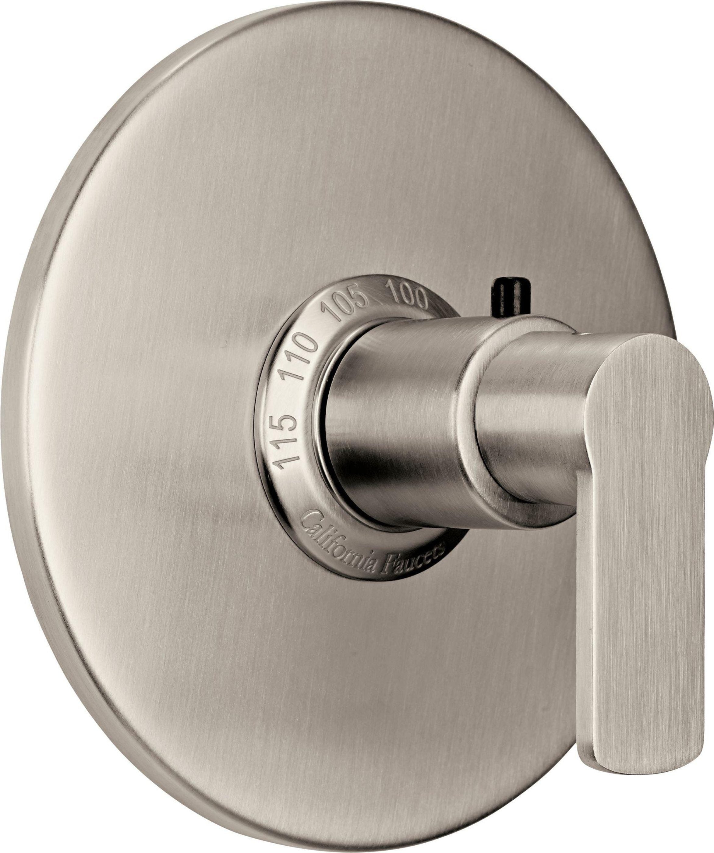 California Faucets Arpeggio StyleTherm Termostático de 3/4" - Placa Redonda