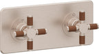 California Faucets Descanso StyleTherm Vista™ - Placa Cuadrada Sencilla (9" x 4")