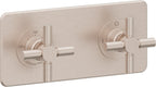 California Faucets Descanso StyleTherm Vista™ - Placa Cuadrada Sencilla (9" x 4")
