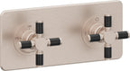 California Faucets Descanso StyleTherm Vista™ - Placa Cuadrada Sencilla (9" x 4")
