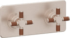 California Faucets Descanso StyleTherm Vista™ - Placa Cuadrada Sencilla (9" x 4")