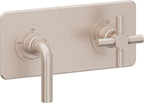 California Faucets Descanso StyleTherm Vista™ - Placa Cuadrada Sencilla (9" x 4")