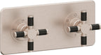 California Faucets Descanso StyleTherm Vista™ - Placa Cuadrada Sencilla (9" x 4")