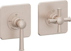 California Faucets Miramar StyleTherm Vista™ - Dos Placas Cuadradas (4" x 4" c/u)