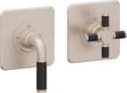 California Faucets Descanso StyleTherm Vista™ - Dos Placas Cuadradas (4" x 4" c/u)