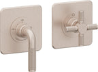 California Faucets Descanso StyleTherm Vista™ - Dos Placas Cuadradas (4" x 4" c/u)