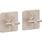 California Faucets Descanso StyleTherm Vista™ - Dos Placas Cuadradas (4" x 4" c/u)