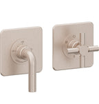 California Faucets Descanso StyleTherm Vista™ - Dos Placas Cuadradas (4" x 4" c/u)