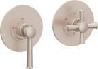 California Faucets Miramar StyleTherm Vista™ - Dos Placas Redondas (4" c/u)