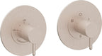 California Faucets Avalon StyleTherm Vista™ - Dos Placas Redondas (4" c/u)