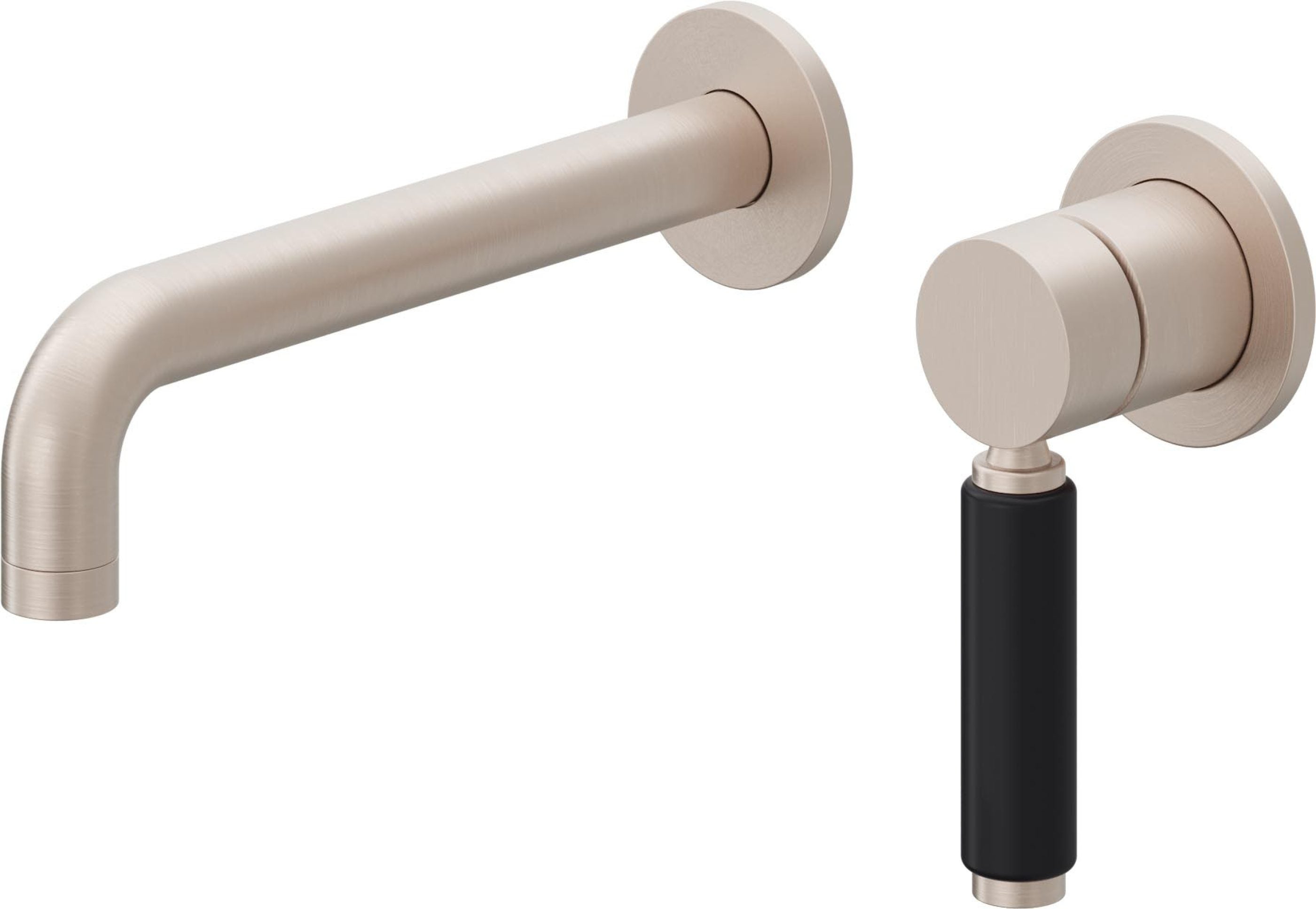 California Faucets Cayucos Llave de Lavabo de Pared de Una Llave - Manija Art Deco