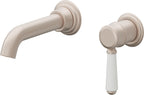 California Faucets Coronado Llave de Lavabo de Pared de Una Llave - Satin Nickel