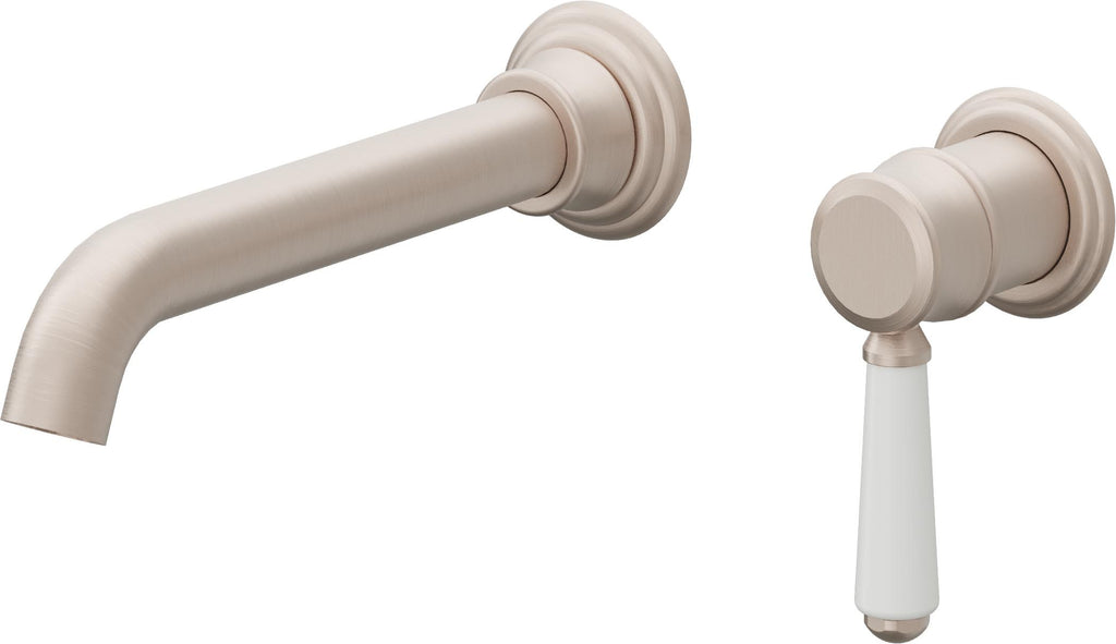 California Faucets Coronado Llave de Lavabo de Pared de Una Llave - Satin Nickel