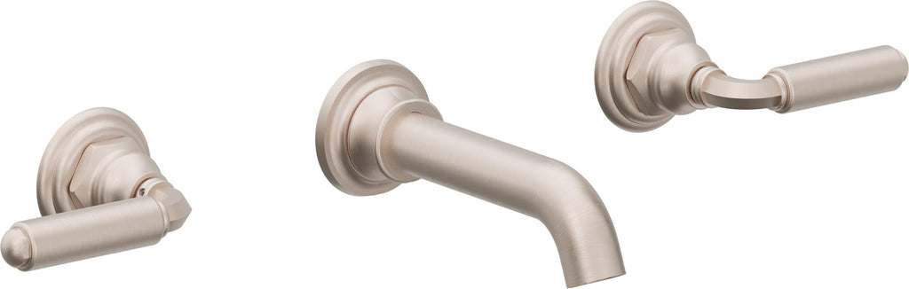 California Faucets Del Mar Llave de Lavabo de Pared de Dos Llaves