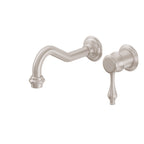 California Faucets Salinas Llave de Lavabo de Pared de Una Llave - Satin Nickel