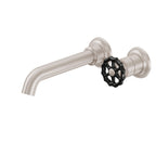 California Faucets Descanso Works Llave de Lavabo de Pared de Una Llave - Satin Nickel