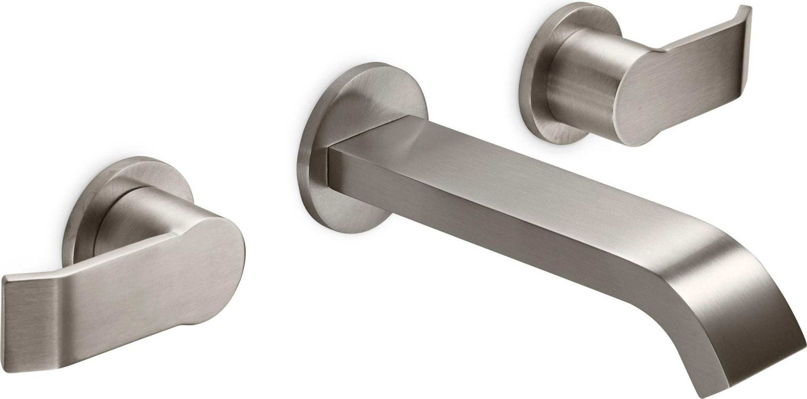 California Faucets Libretto Llave de Lavabo de Pared de Dos Llaves