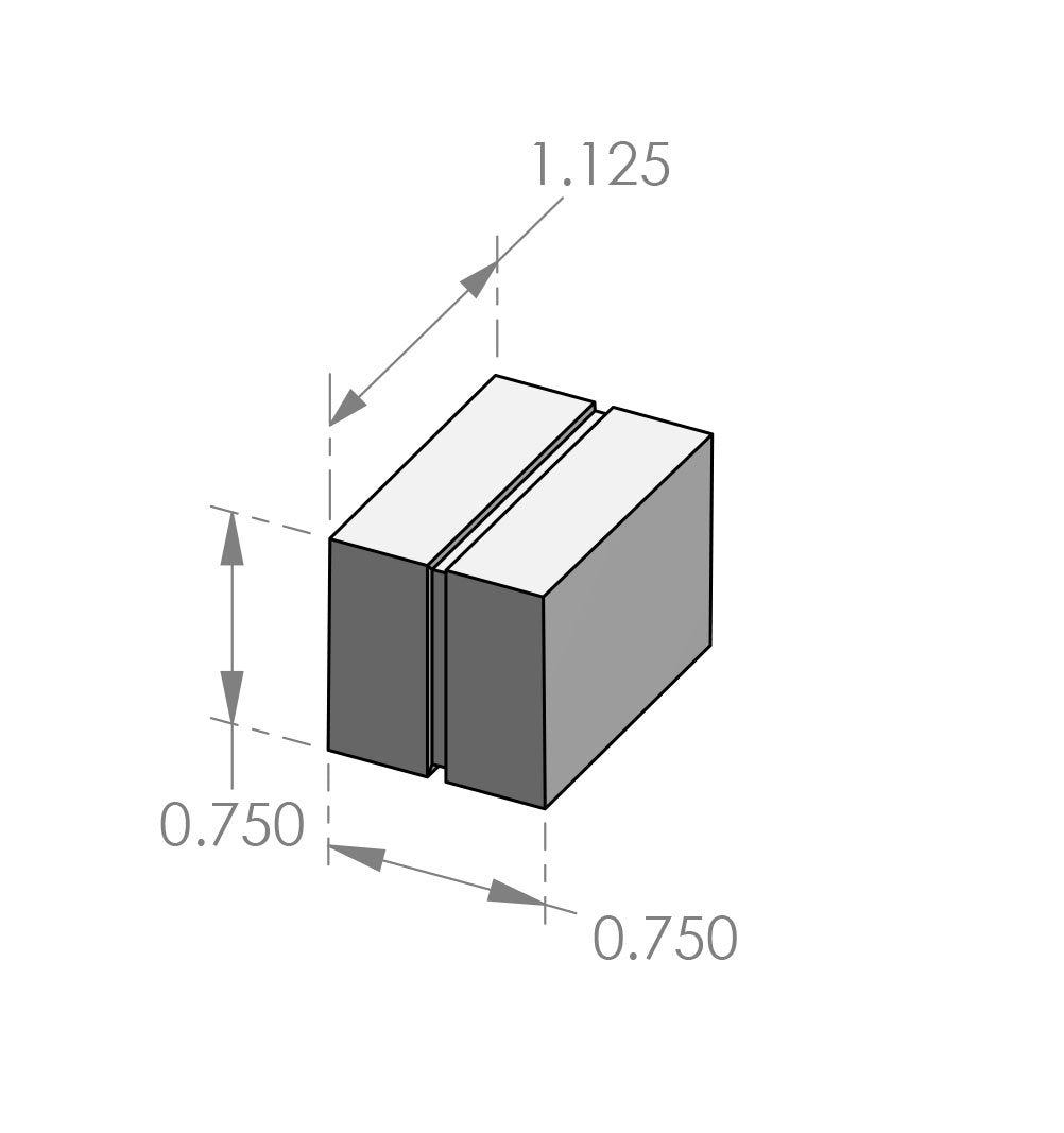 Kyoto Turn Piece (TPC-KYO1) — dibujo de especificaciones y dimensiones