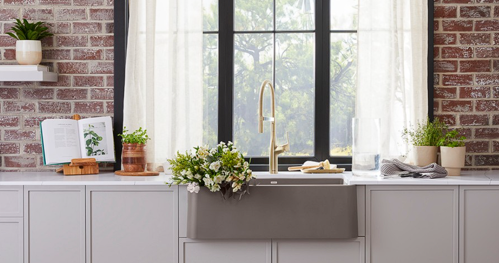 Blanco Ikon Silgranit Con Mandil