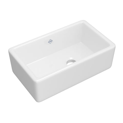 Rohl Shaws Original Tarja Con Delantal De Fireclay Y Una Sola Tina