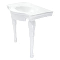Kingston Brass Templeton lavabo consola — Blanco