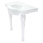Kingston Brass Templeton lavabo consola — Blanco